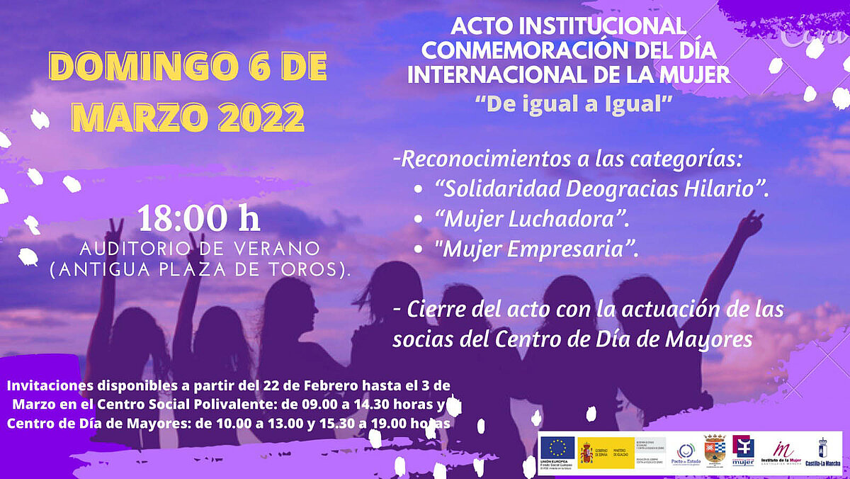8M-Acto Institucional para conmemorar el Día Internacional de la Mujer